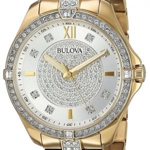 Bulova 98l228 Kello Hopea / Kullansävytetty Teräs