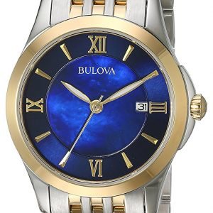 Bulova 98m124 Kello Sininen / Kullansävytetty Teräs