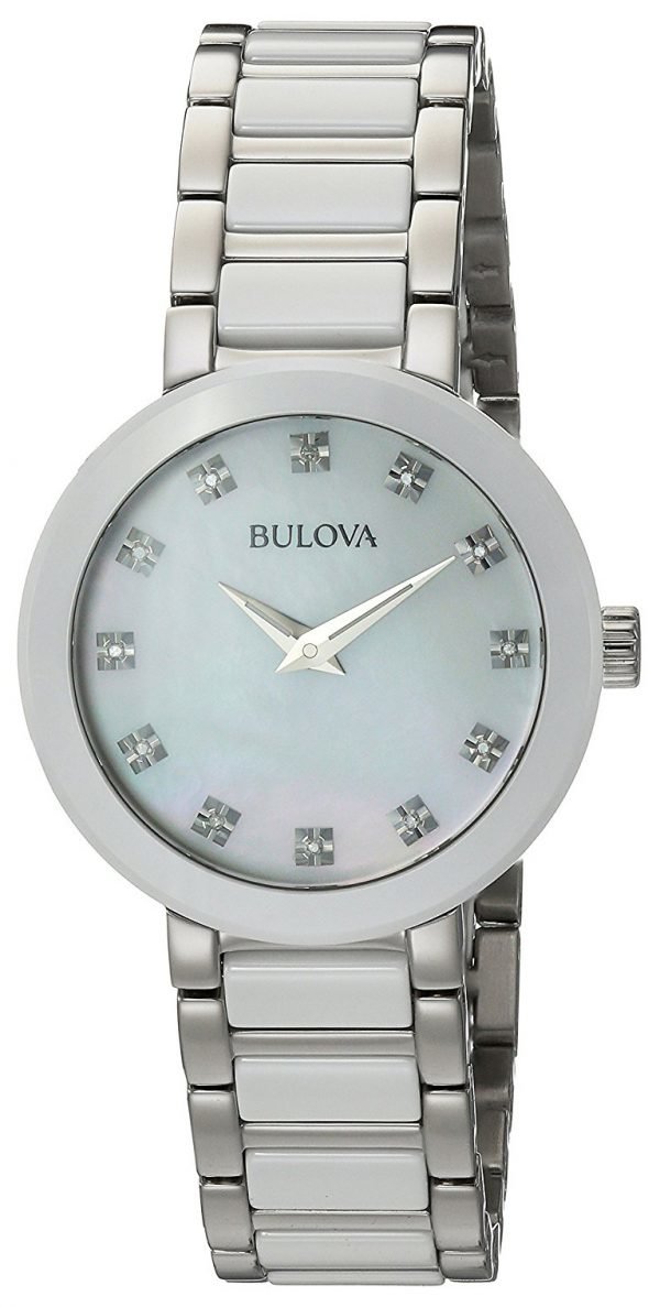 Bulova 98p158 Kello Valkoinen / Teräs