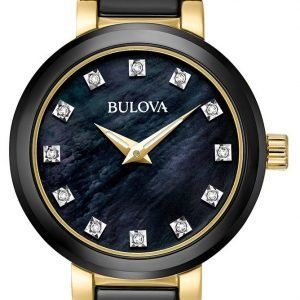 Bulova 98p159 Kello Musta / Kullansävytetty Teräs