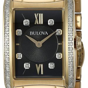 Bulova 98r228 Kello Musta / Kullansävytetty Teräs