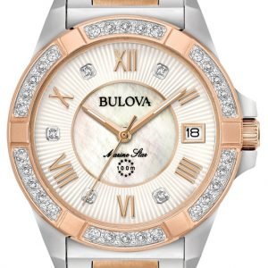 Bulova 98r234 Kello Valkoinen / Punakultasävyinen