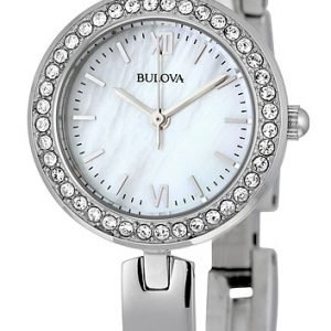 Bulova 98x107 Kello Hopea / Teräs