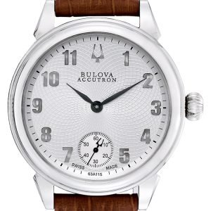 Bulova Accutron 63a115 Kello Hopea / Nahka