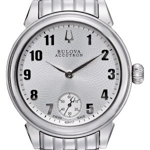 Bulova Accutron 63a117 Kello Hopea / Teräs