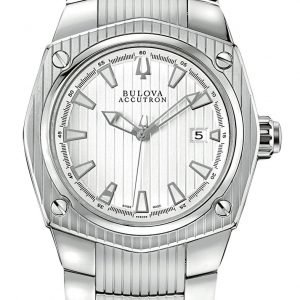 Bulova Accutron 63b036 Kello Hopea / Teräs