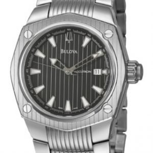 Bulova Accutron 63b101 Kello Musta / Teräs