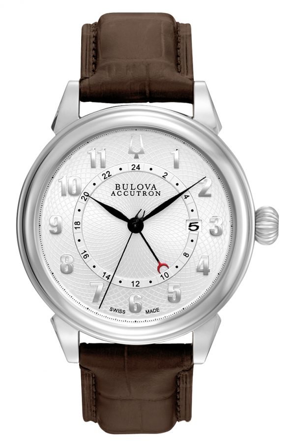 Bulova Accutron 63b153 Kello Hopea / Nahka