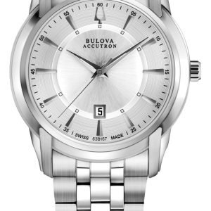 Bulova Accutron 63b167 Kello Hopea / Teräs