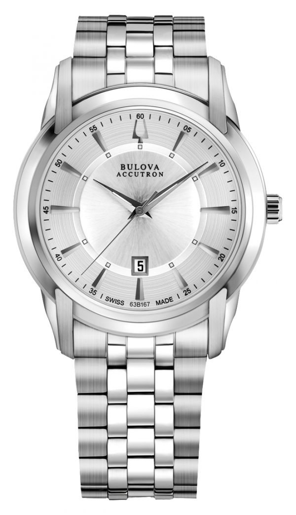 Bulova Accutron 63b167 Kello Hopea / Teräs