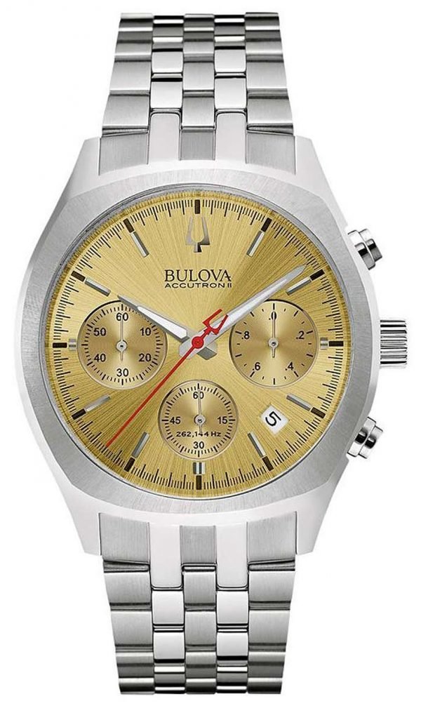 Bulova Accutron 96b239 Kello Kullattu / Teräs