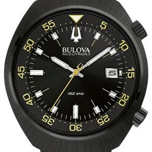 Bulova Accutron 98b247 Kello Musta / Teräs