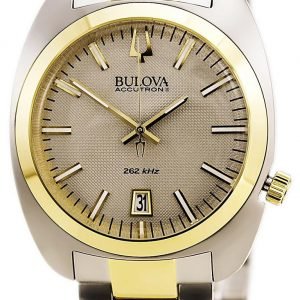 Bulova Accutron 98b272 Kello Hopea / Teräs