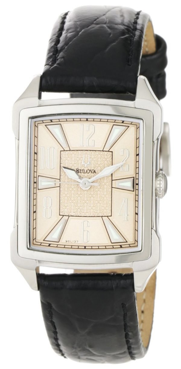 Bulova Adventurer 96l137 Kello Beige / Nahka