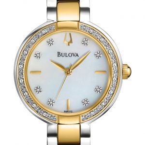 Bulova Aracena 98r172 Kello Valkoinen / Kullansävytetty Teräs