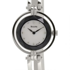 Bulova Bangle 96l159 Kello Valkoinen / Teräs