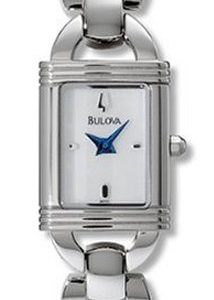 Bulova Bangle 96t41 Kello Hopea / Teräs