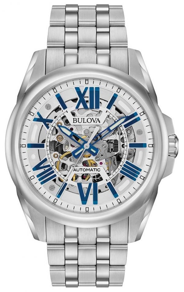 Bulova Bracelet 96a187 Kello Valkoinen / Teräs