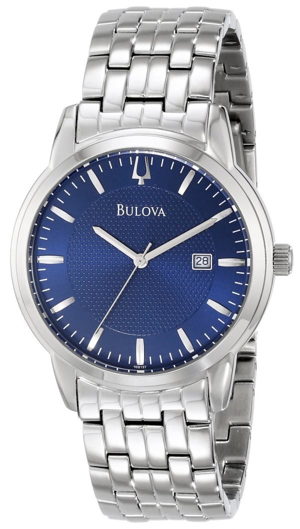 Bulova Bracelet 96b197 Kello Sininen / Teräs