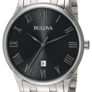 Bulova Bracelet 96b261 Kello Harmaa / Teräs