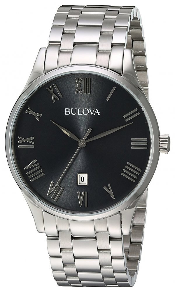 Bulova Bracelet 96b261 Kello Harmaa / Teräs