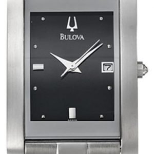 Bulova Bracelet 96b59 Kello Musta / Teräs