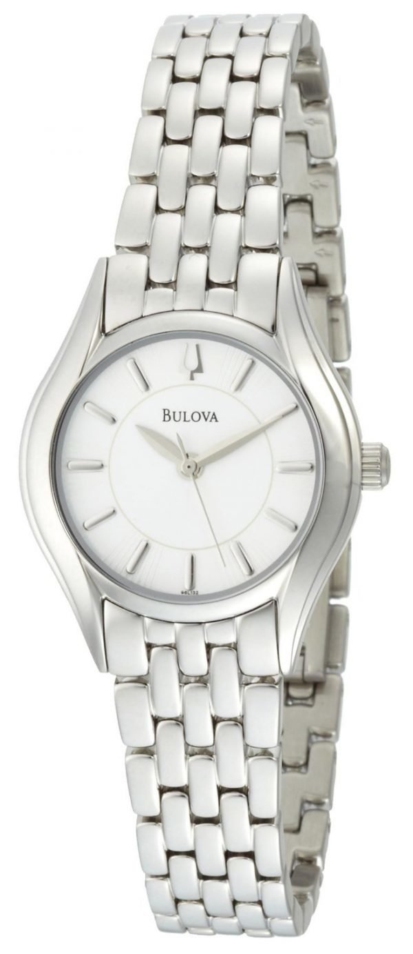 Bulova Bracelet 96l132 Kello Valkoinen / Teräs