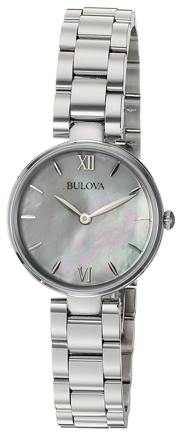 Bulova Bracelet 96l229 Kello Valkoinen / Teräs