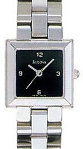 Bulova Bracelet 96l25 Kello Musta / Teräs