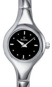 Bulova Bracelet 96l69 Kello Musta / Teräs