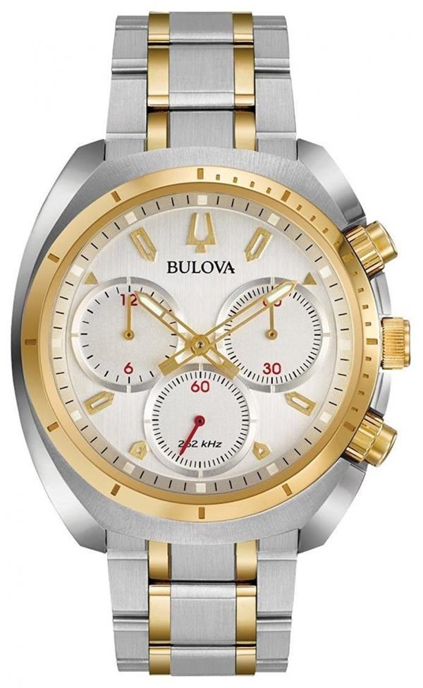 Bulova Bracelet 98a157 Kello Hopea / Kullansävytetty Teräs