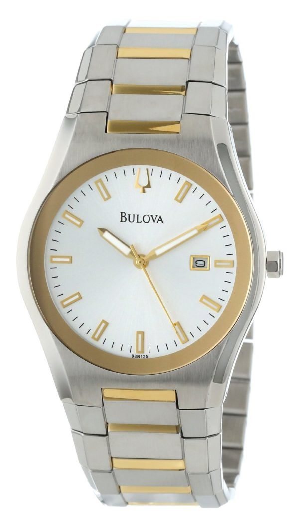 Bulova Bracelet 98b125 Kello Hopea / Kullansävytetty Teräs