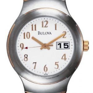 Bulova Bracelet 98g98 Kello Valkoinen / Kullansävytetty Teräs