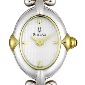 Bulova Bracelet 98t75 Kello Valkoinen / Kullansävytetty Teräs