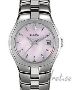 Bulova Bracelet Dam 96m101 Kello Valkoinen / Teräs