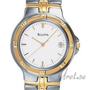 Bulova Bracelet Herr 98b52 Kello Valkoinen / Teräs