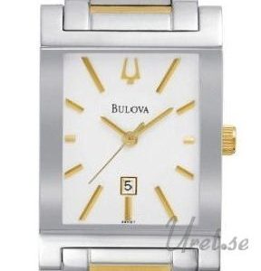 Bulova Bracelet Herr 98h27 Kello Valkoinen / Teräs