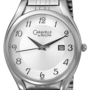 Bulova Caravelle 43b011 Kello Hopea / Teräs