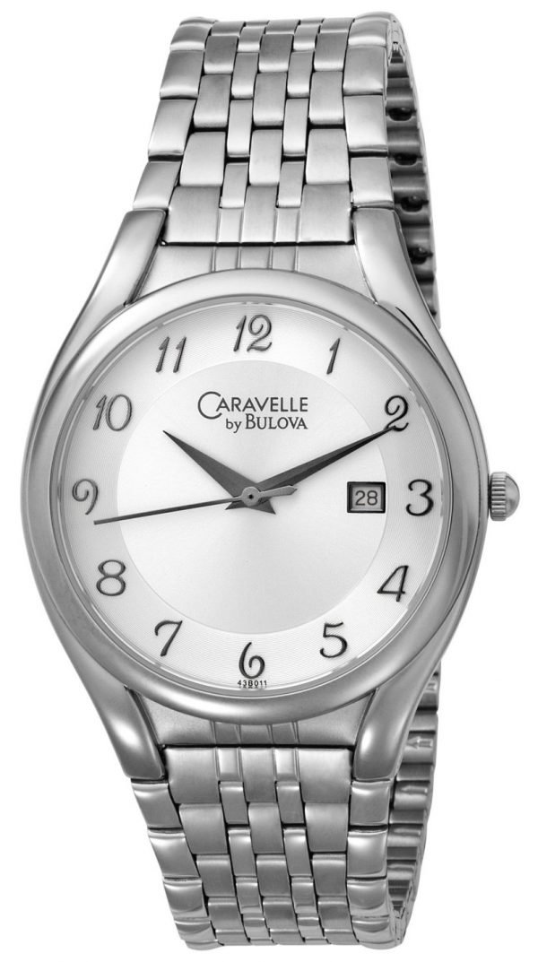 Bulova Caravelle 43b011 Kello Hopea / Teräs