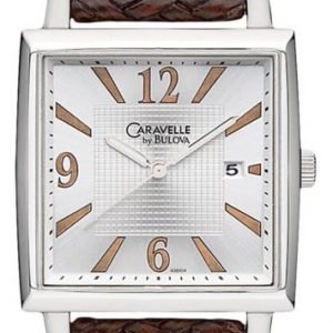 Bulova Caravelle 43b104 Kello Hopea / Nahka