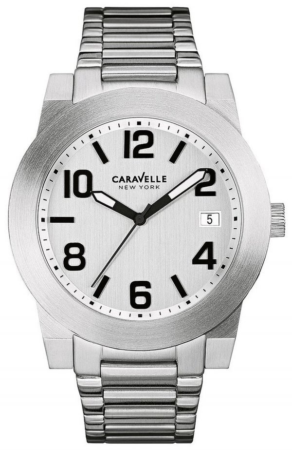 Bulova Caravelle 43b142 Kello Hopea / Teräs