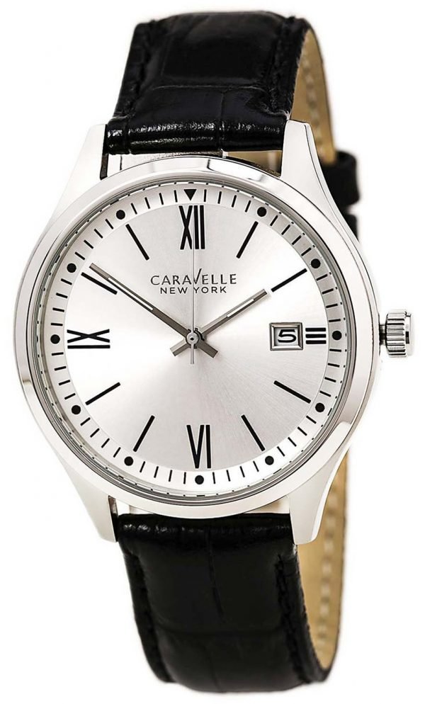 Bulova Caravelle 43b143 Kello Hopea / Nahka