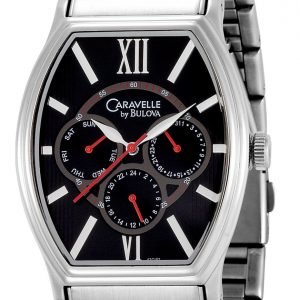 Bulova Caravelle 43c102 Kello Musta / Teräs