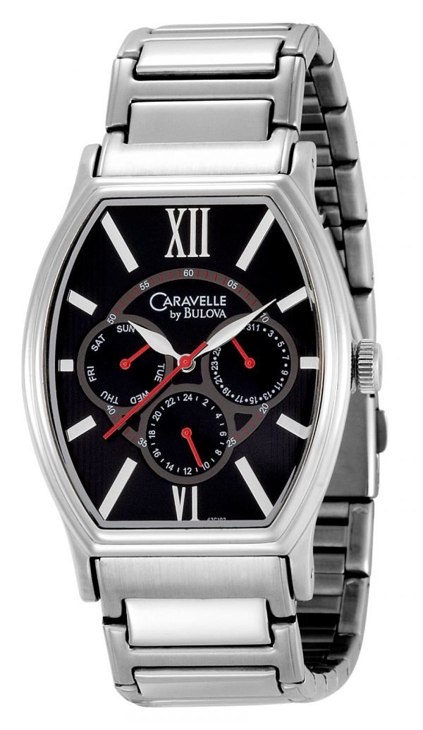 Bulova Caravelle 43c102 Kello Musta / Teräs