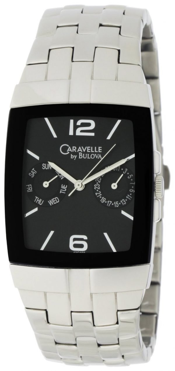 Bulova Caravelle 43c103 Kello Musta / Teräs