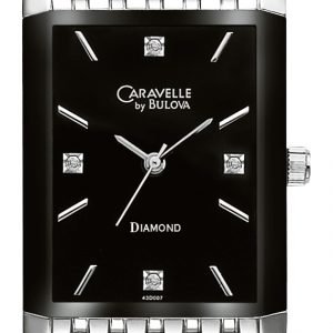 Bulova Caravelle 43d007 Kello Musta / Teräs