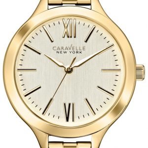 Bulova Caravelle 44l127 Kello Samppanja / Kullansävytetty