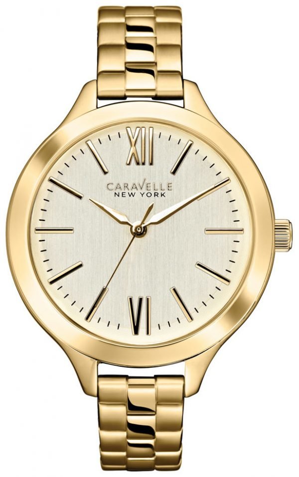 Bulova Caravelle 44l127 Kello Samppanja / Kullansävytetty