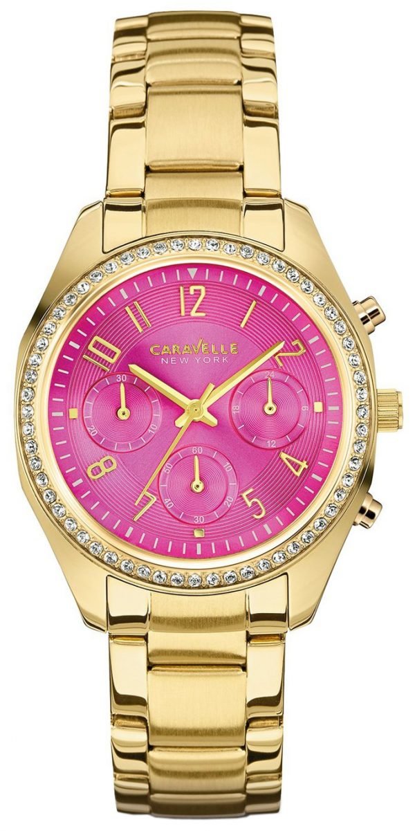 Bulova Caravelle 44l168 Kello Pinkki / Kullansävytetty Teräs