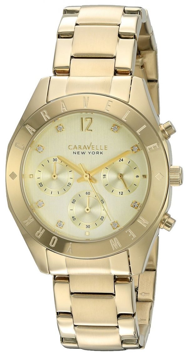 Bulova Caravelle 44l213 Kello Samppanja / Kullansävytetty